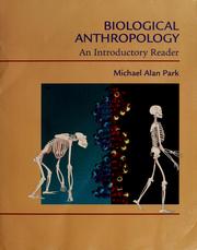 Cover of: Biological anthropology