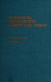 Cover of: Biomedical instruments by Walter Welkowitz