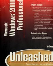 Cover of: Microsoft Windows 2000 Professional Unleashed (Unleashed)