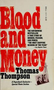 Cover of: Blood and money