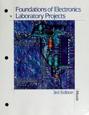 Cover of: Foundations of electronics: laboratory projects