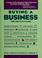 Cover of: Buying a business (for very little cash)