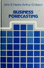 Cover of: Business forecasting