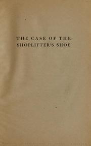 Cover of: The case of the shoplifter's shoe