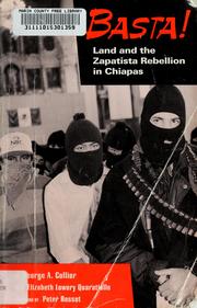 Cover of: Basta!: land and the Zapatista rebellion in Chiapas