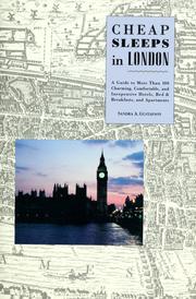 Cover of: Cheap sleeps in London by Sandra Gustafson
