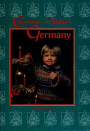 Cover of: Christmas in today's Germany