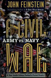 Cover of: A  civil war, Army vs. Navy: a year inside college football's purest rivalry