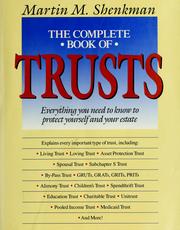 Cover of: The  complete book of trusts by Martin M. Shenkman