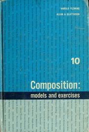 Cover of: Composition: models and exercises 10 by Harold Fleming