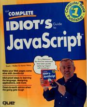 Cover of: The  complete idiot's guide to JavaScript by Scott Walter