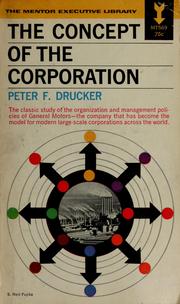 Cover of: Concept of the corporation