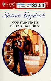 Cover of: Constantine's defiant mistress