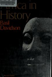 Cover of: Africa in history by Basil Davidson