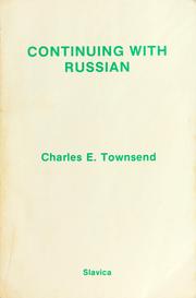 Cover of: Continuing With Russian by Charles E. Townsend