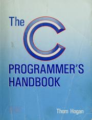 Cover of: The  C programmer's handbook by Thom Hogan