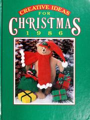 Cover of: Creative Ideas for Christmas 1986 by Nancy Janice Fitzpatrick