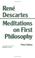 Cover of: Meditations on first philosophy