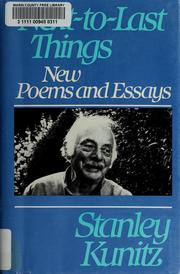 Cover of: Next-toLast Things