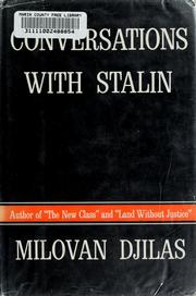 Cover of: Conversations with Stalin