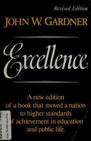 Cover of: Excellence: can we be equal and excellent too?