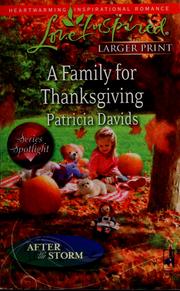 Cover of: A family for Thanksgiving by Patricia Davids