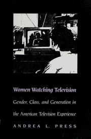 Cover of: Women watching television