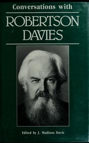 Cover of: Conversations with Robertson Davies by edited by J. Madison Davis.