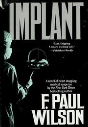 Cover of: Implant by F. Paul Wilson