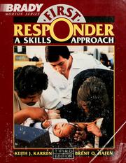 Cover of: First Responder by Keith J. Karren, Brent Q. Hafen
