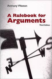 A rulebook for arguments by Anthony Weston