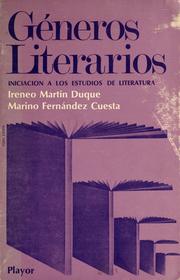 Cover of: Géneros literarios by Ireneo Martín Duque