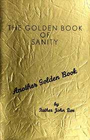 Cover of: The Golden book of sanity