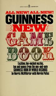 Cover of: Guinness new game book by Norris Dewar McWhirter