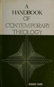 Cover of: A handbook of contemporary theology