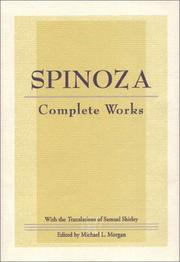 Cover of: Spinoza: Complete Works