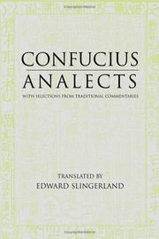 Cover of: Confucius Analects