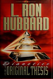 Cover of: Dianetics - The Original Thesis
