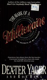 Cover of: The  mark of a millionaire