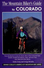 Cover of: The  mountain biker's guide to Colorado
