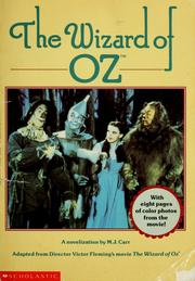 Cover of: The  Wizard of Oz: a novelization