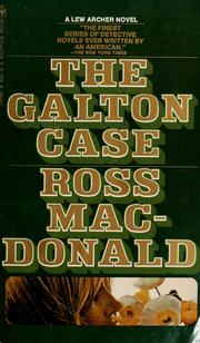 Cover of: The Galton case by Ross Macdonald
