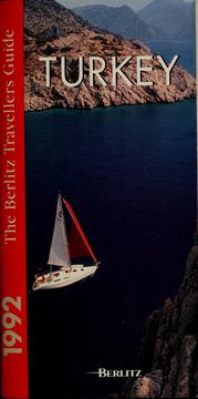 Cover of: The Berlitz travellers guide to Turkey, 1992