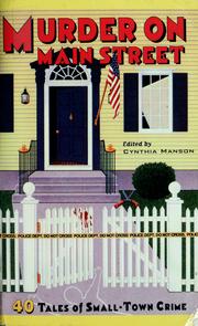 Cover of: Murder on Main Street by Cynthia Manson