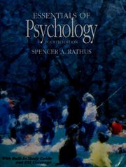 Essentials of psychology by Spencer A. Rathus
