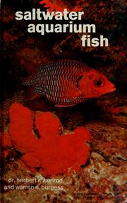 Cover of: Saltwater aquarium fishes