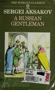 Cover of: A Russian gentleman