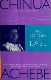 Cover of: No longer at ease by Chinua Achebe
