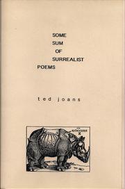 Cover of: Some Sum of Surrealist Poems