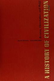 Cover of: A history of civilization by Crane Brinton